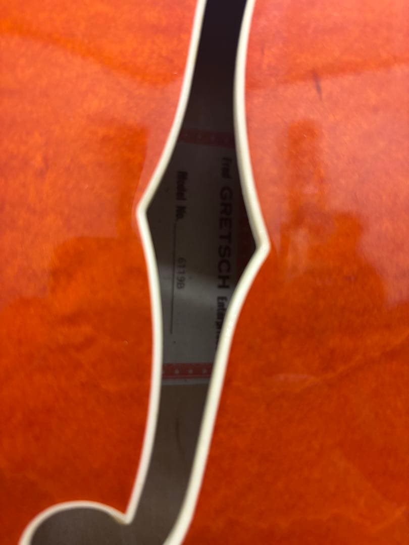 GRETSCH 廃盤 G6119B セミアコースティックエレキベース オレンジ