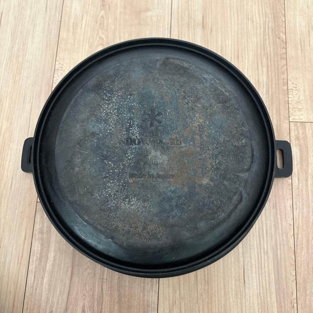  peak 和鉄ダッチオーブン 26 スキレット スノーピーク