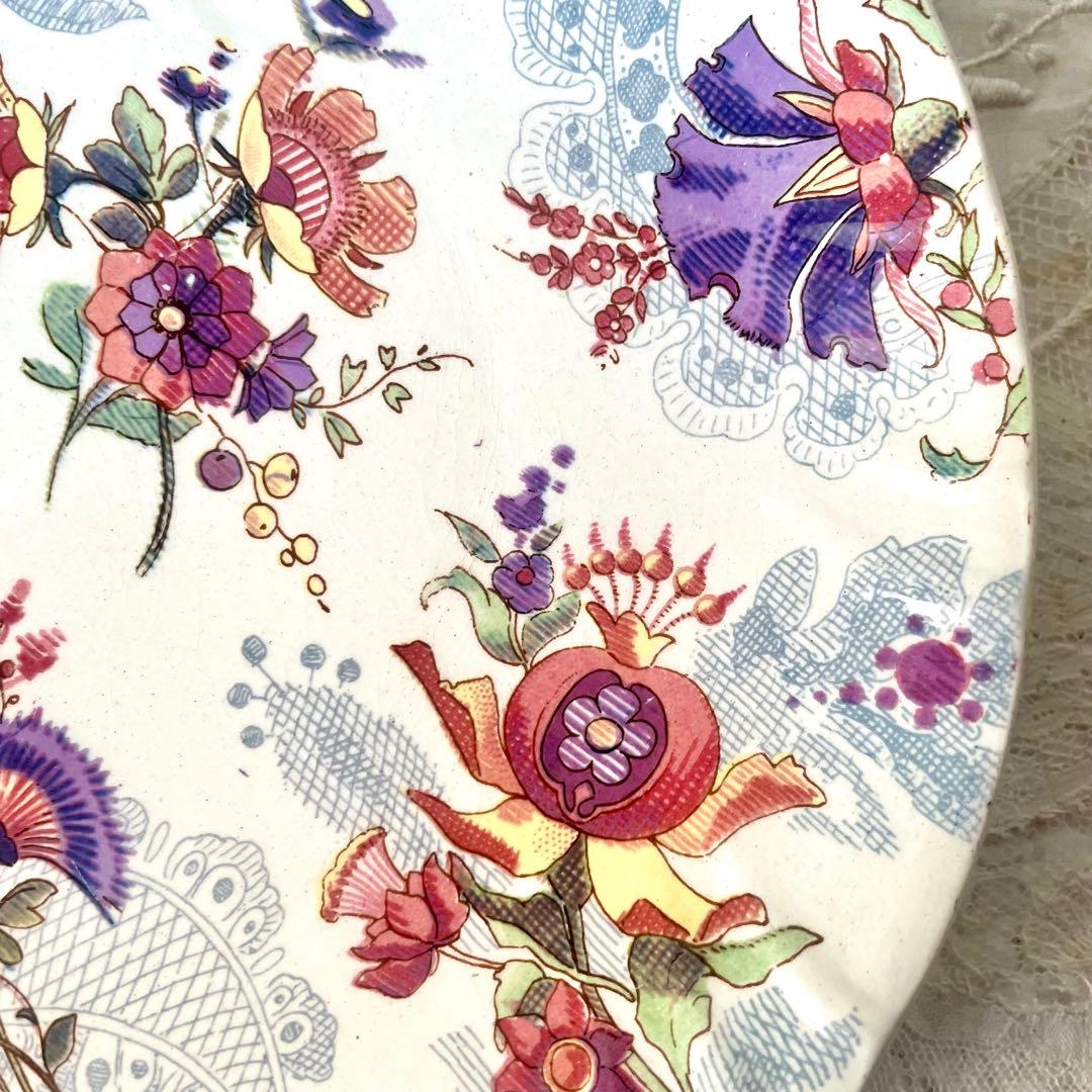 【レア】サルグミンヌ ラヴァリエール21cmデザートプレートフランスアンティーク