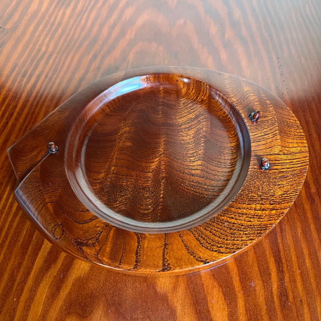 欅拭漆合子 香合 小物入れ　木工芸　伝統工芸