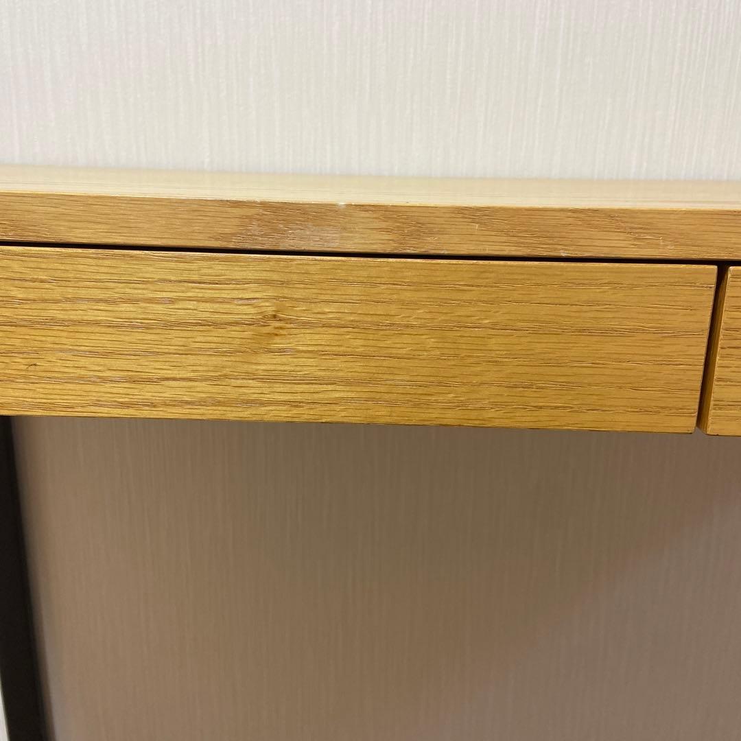 noche オーク　アイアン　デスク