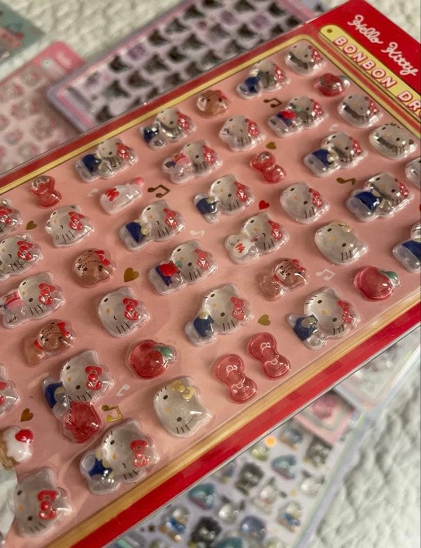 サンリオボンボンドロップシールミニ　8枚　コンプリート　正規品　クロミボンドロ