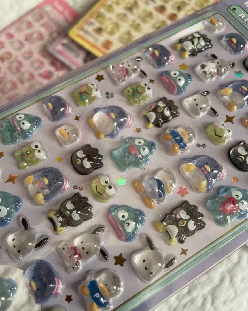 サンリオボンボンドロップシールミニ　8枚　コンプリート　正規品　クロミボンドロ