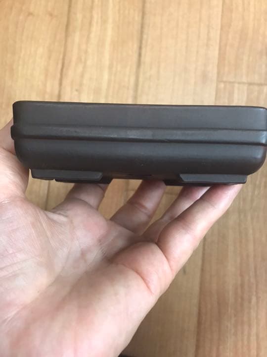 盆栽鉢　時代ミニ盆栽鉢紫泥和鉢支那鉢不明落款有り長方鉢胴帯盆栽鉢