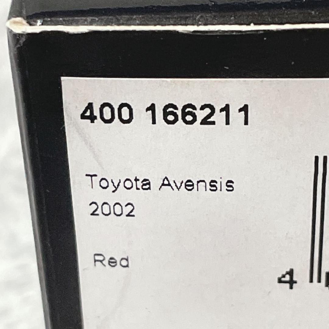 ミニチャンプス 1/43 トヨタ アベンシス ソーラーレッド ミニカー