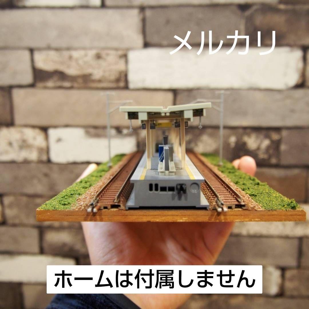 ネコ寿司　TOMIX「駅モジュールセット(島式)」 鉄道模型ジオラマ