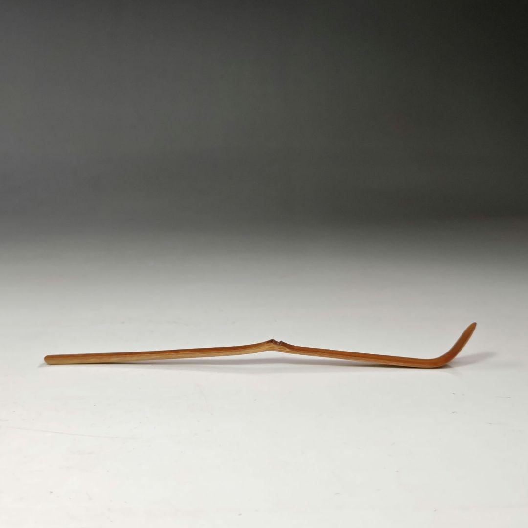 イ667 茶杓『大徳寺　小堀卓巌　極箱』『銘　静寂』『竹茶杓　二重箱』茶道具