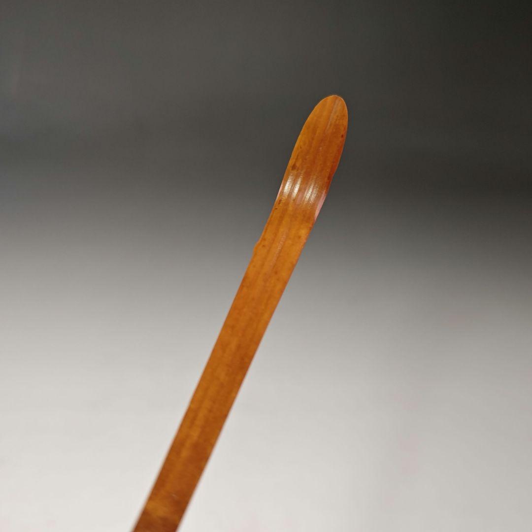 イ667 茶杓『大徳寺　小堀卓巌　極箱』『銘　静寂』『竹茶杓　二重箱』茶道具