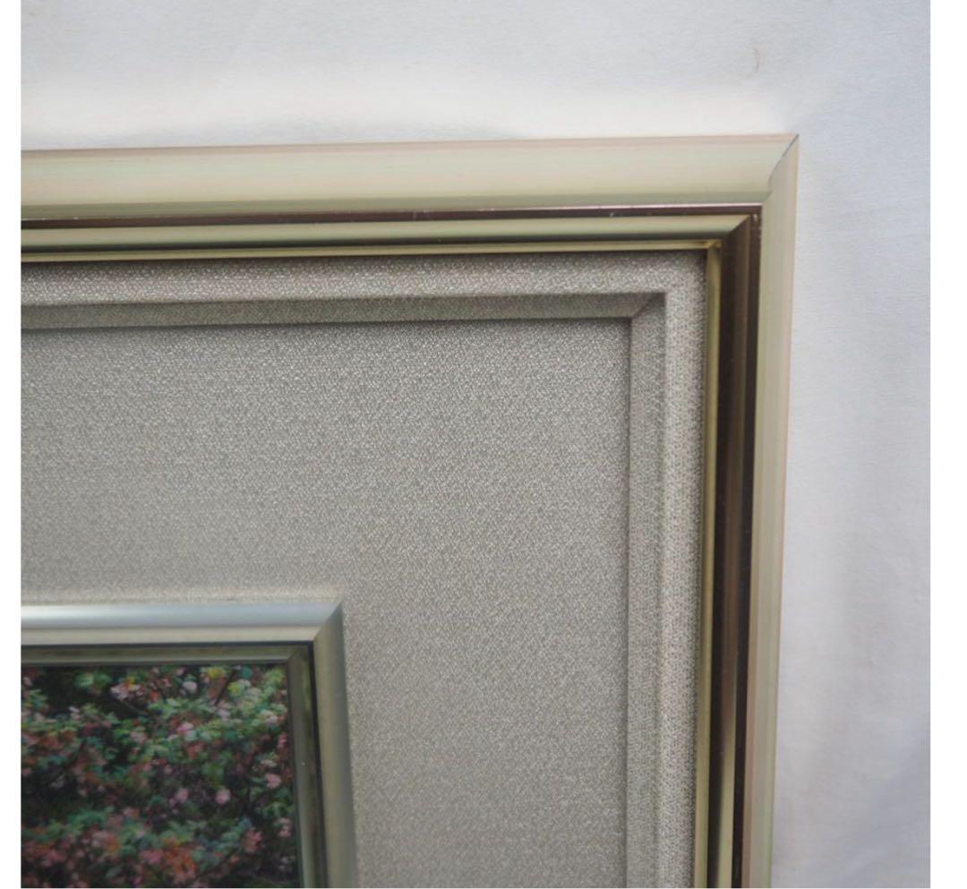 送料無料　優品刺繍額　39×34×4ｃｍ　時代物③