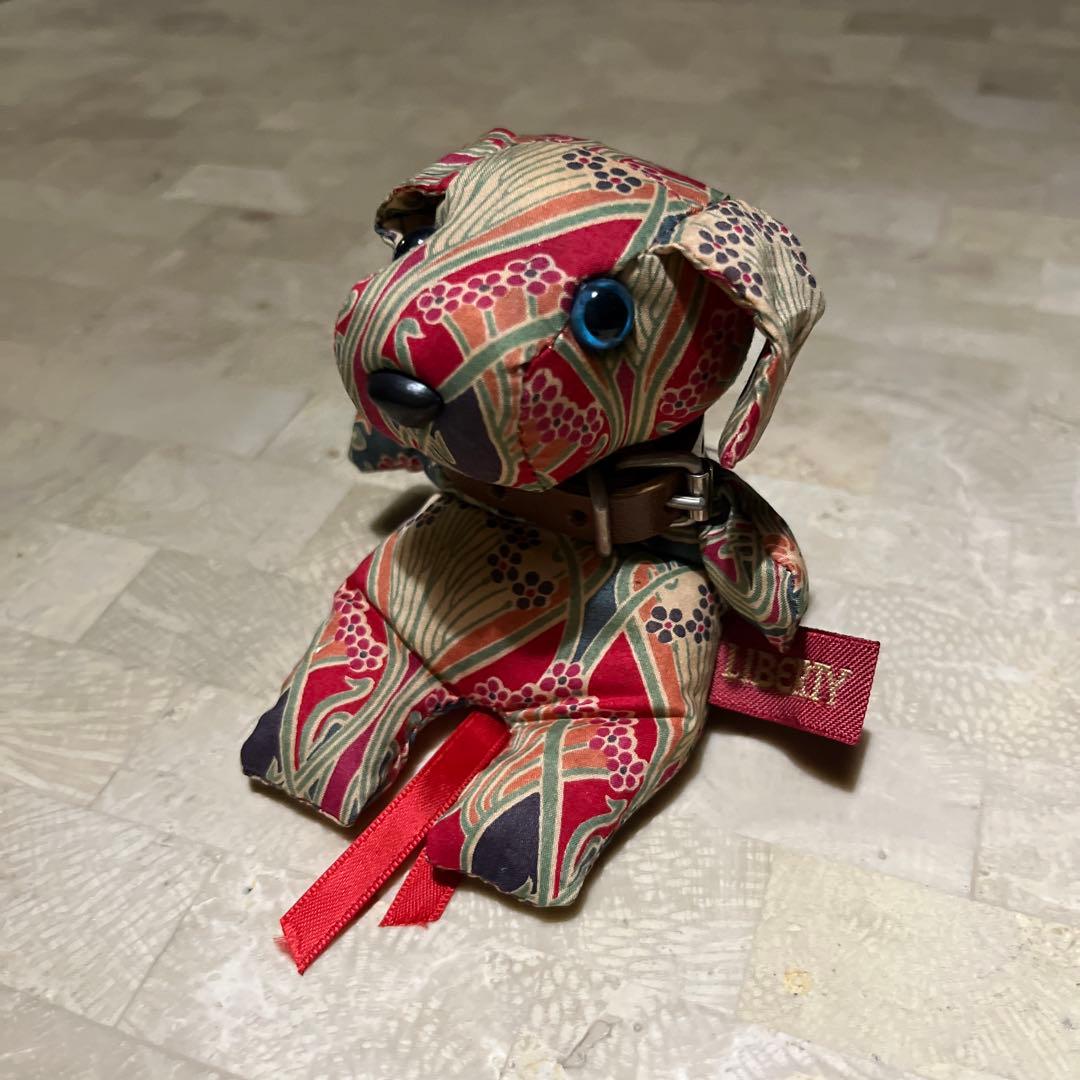 ハロッズ 限定　リバティ 犬　ぬいぐるみ