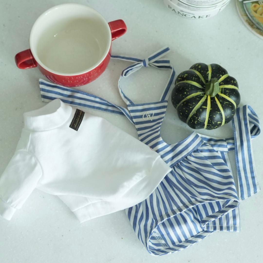 アトリエgg リトルシェフ （ストライプのエプロン）