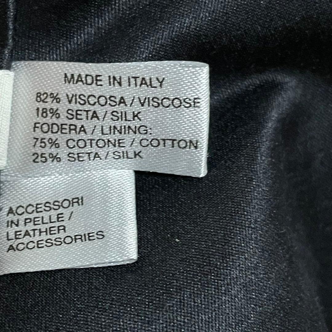 BOTTEGA VENETA /ひざ丈巻きスカート ベルベット 42 m978