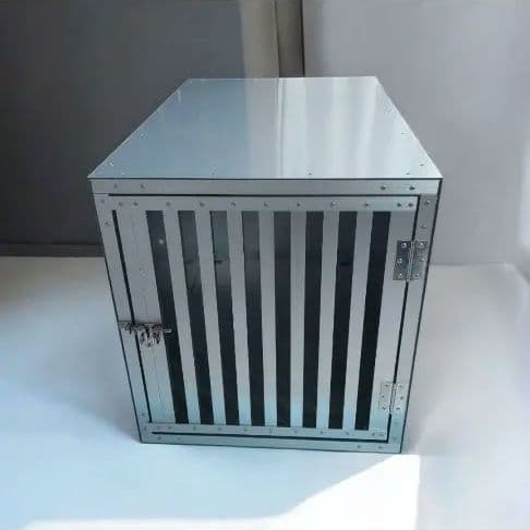 アルミドッグケージ ✳ 1頭用 幅45cm 奥行75cm 高さ55cm 車載用