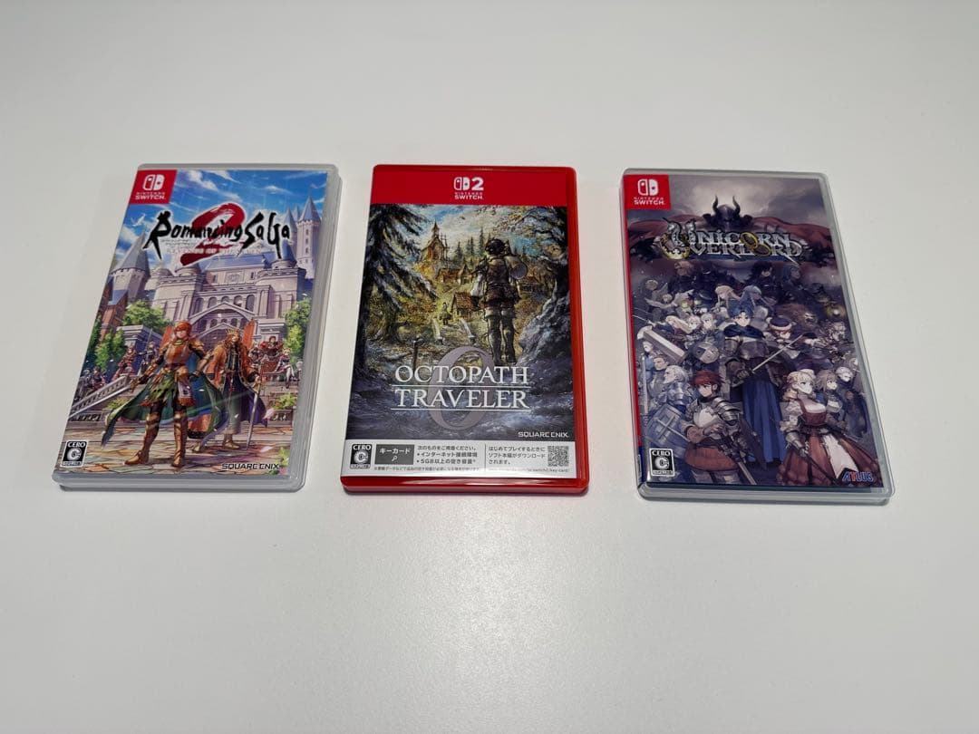 switchロマサガ2 オクトパストラベラー0 ユニコーンオーバーロード
