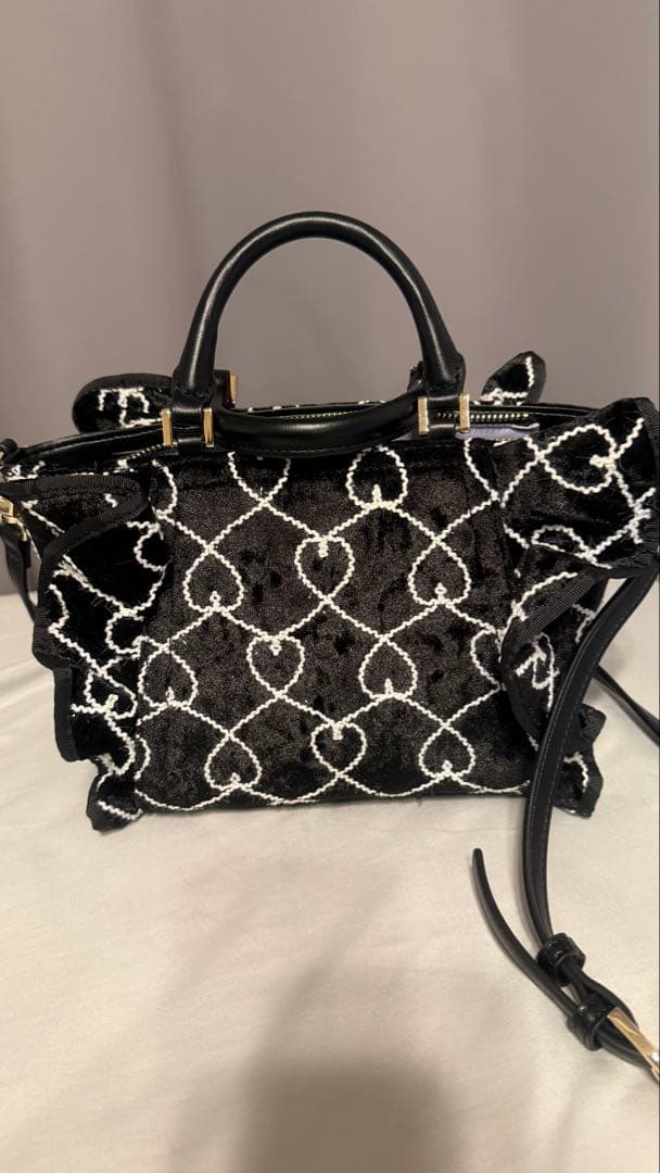 サマンサベガ クロミ フリルハンドバッグ 2way