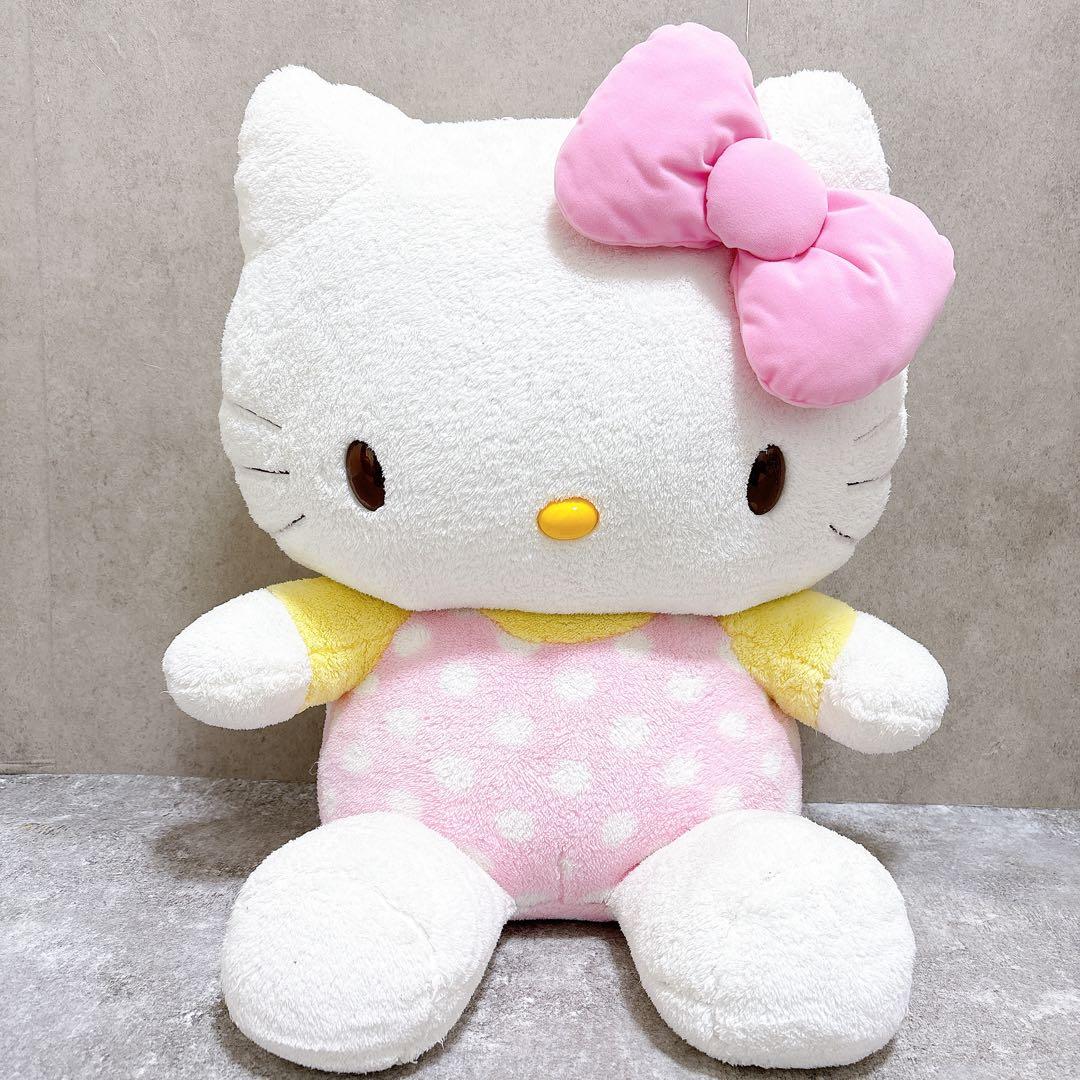 ハローキティ キティちゃん ぬいぐるみ 3Lサイズ 特大 サンリオスマイルタグ