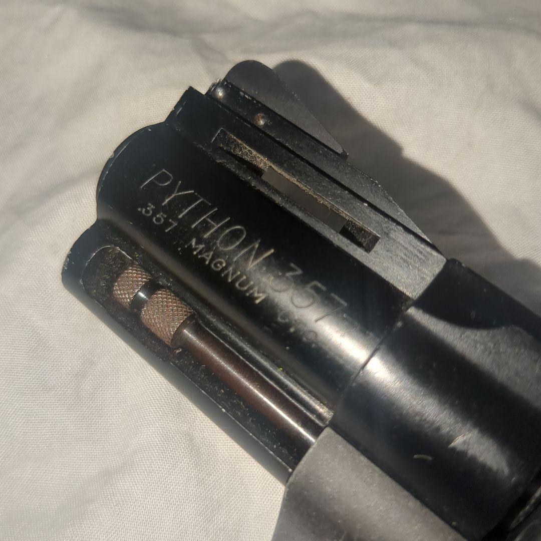 タナカワークス　コルトパイソン　ガスガン　HW樹脂　ウッドグリップ付