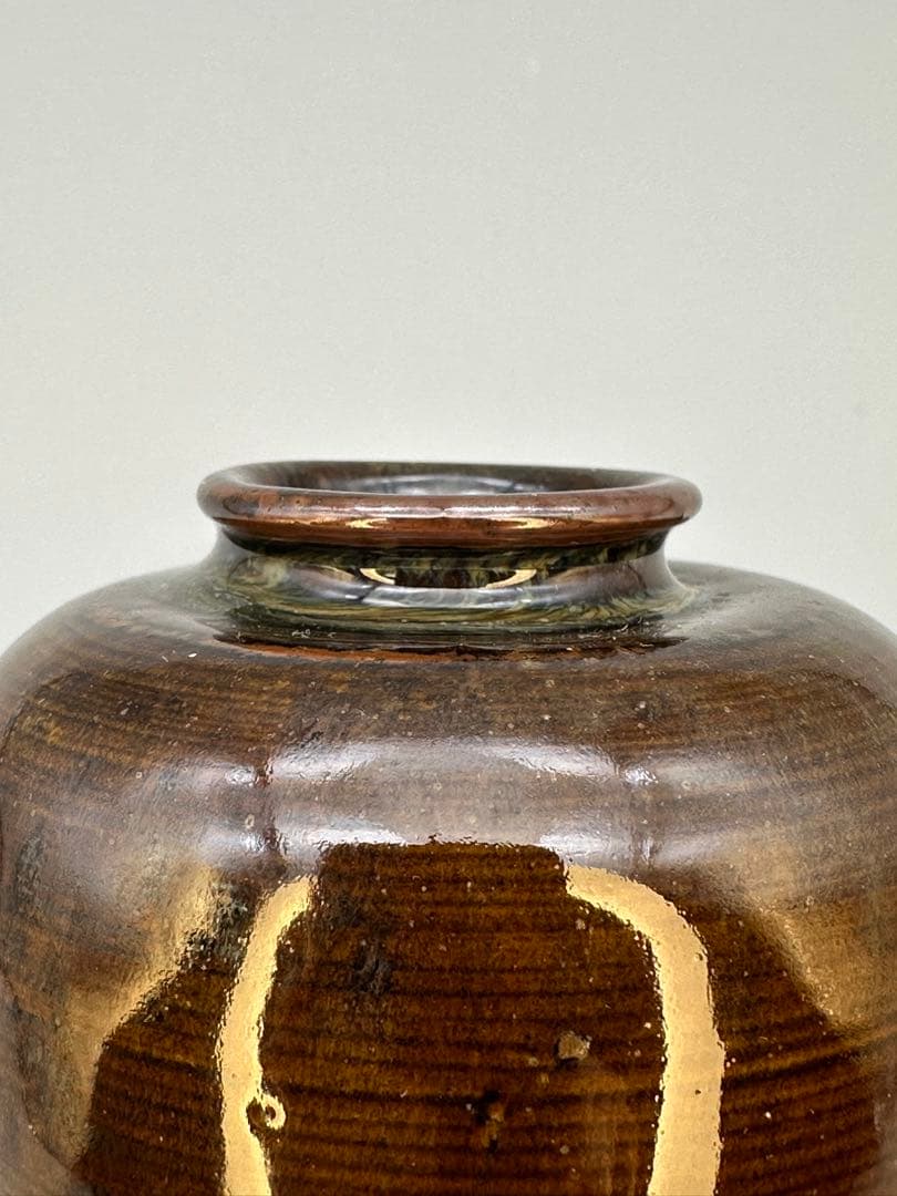 茶道具　茶入　高取　味楽　文淋