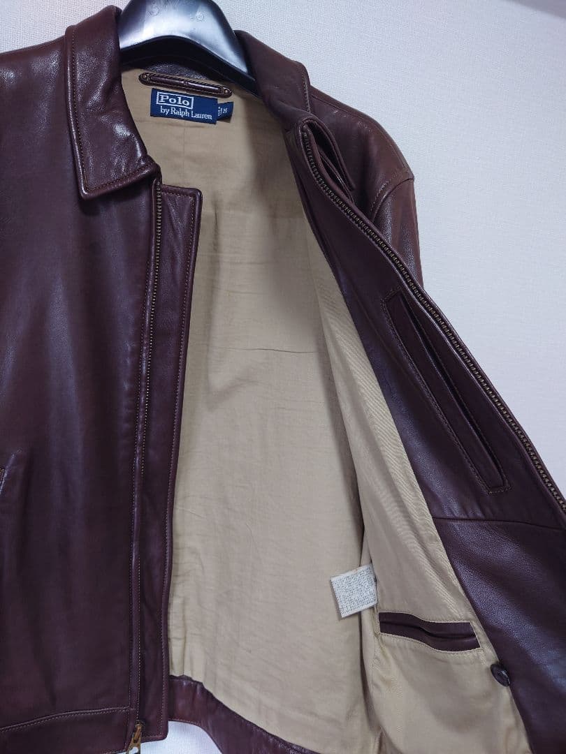 Polo by Ralph Lauren ブラウンレザー Mサイズ