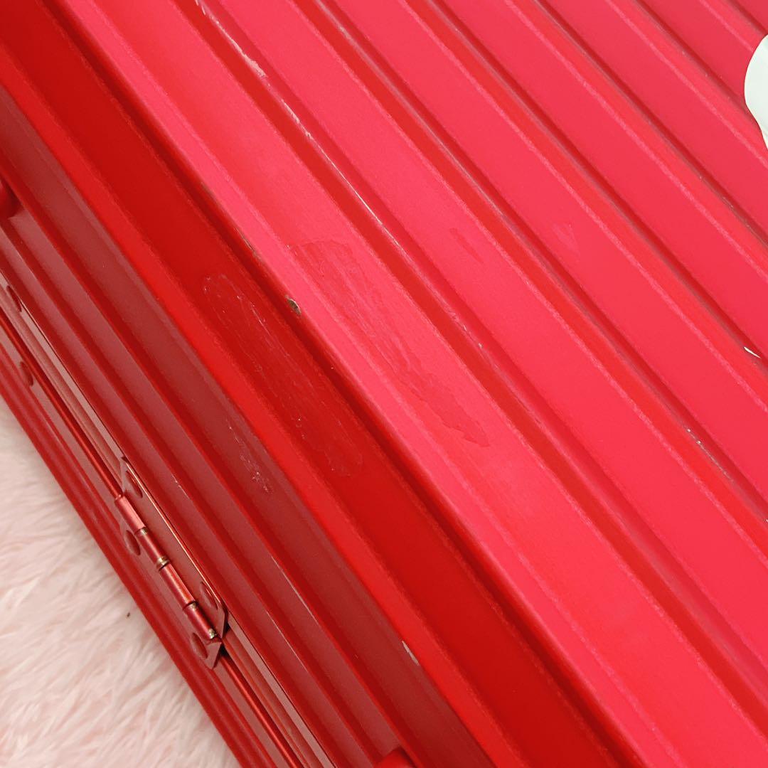 supreme RIMOWA コラボ キャリーケース 45L レッド