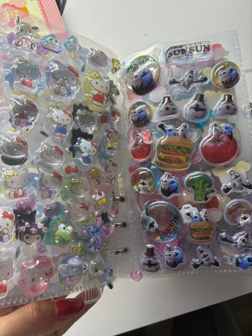 キャラクターシール完成品