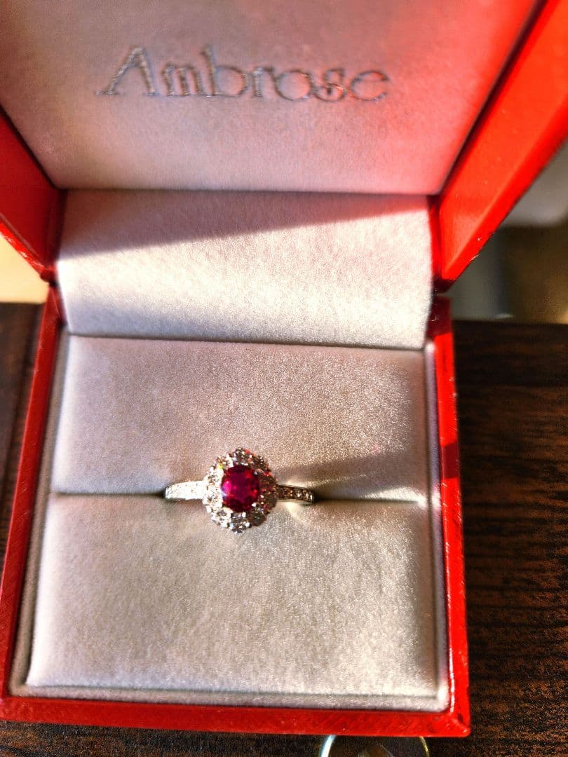 Ambrose ルビー ダイヤモンド リング