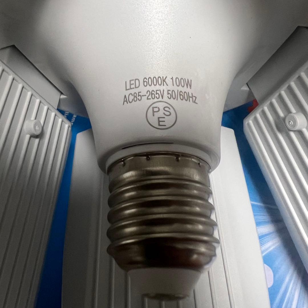 明るいっ！交換用 仮設照明 LED電球　スーパールミネX 100W8個セット①