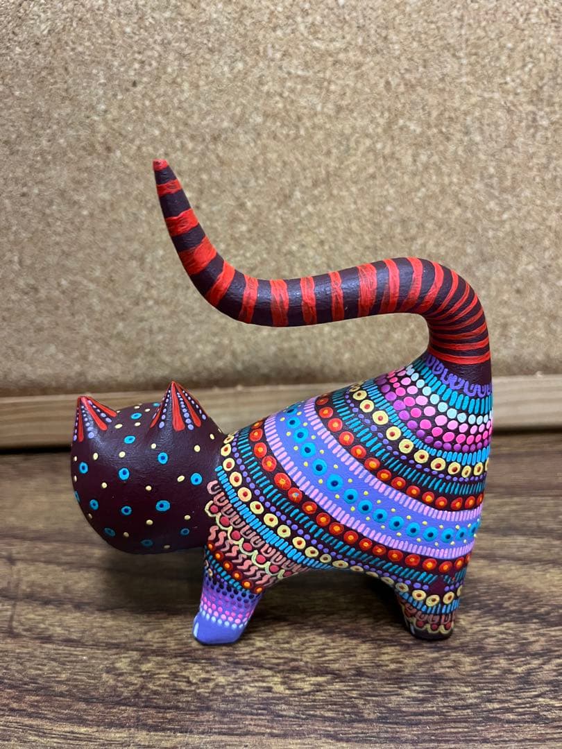 メキシコ伝統工芸 アレブリヘ 猫 Jacobo y María Ángeles