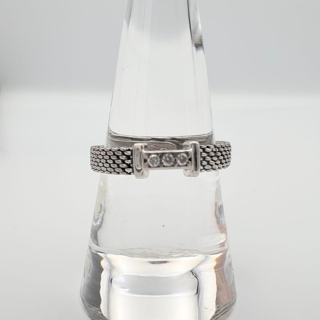 Tiffany&Co. ティファニー サマセット ダイヤ メッシュ リング 17