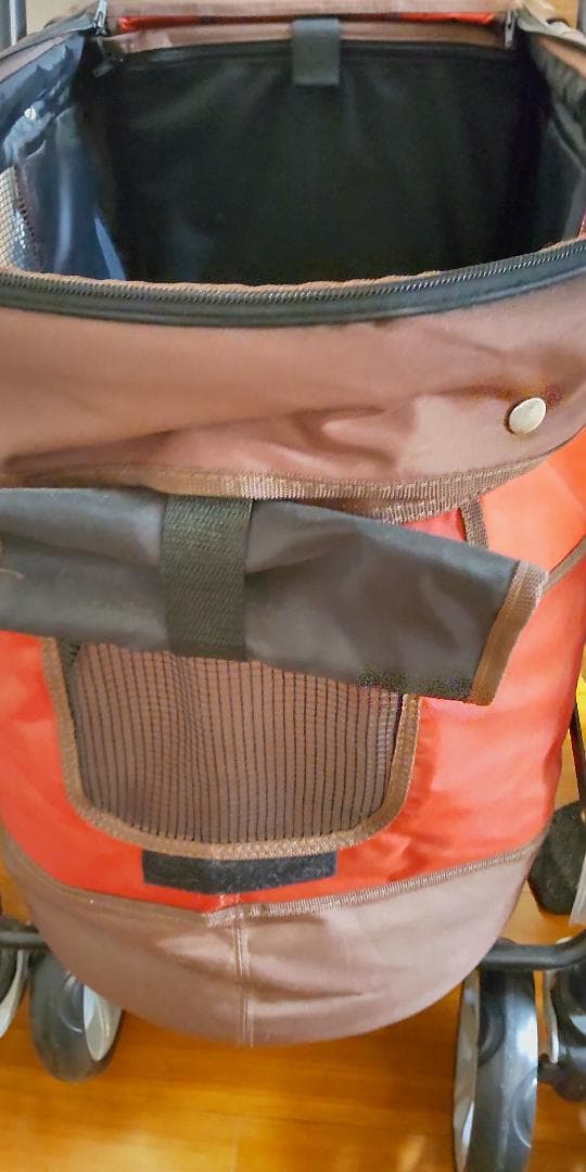 未使用 ボンビ プログレ レッド ペットバギー 耐荷重30kg