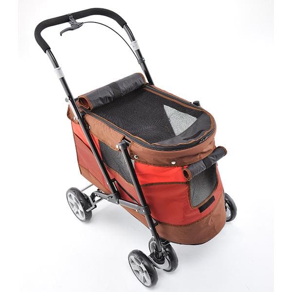 未使用 ボンビ プログレ レッド ペットバギー 耐荷重30kg