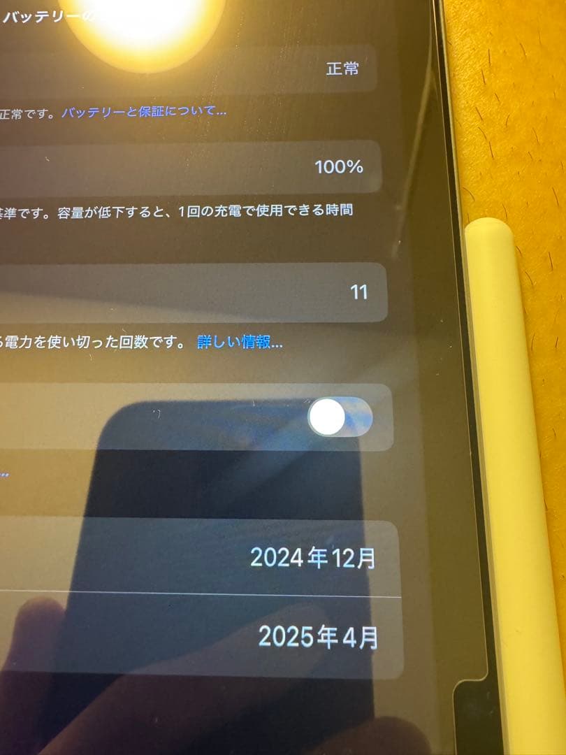 13インチ　iPad Air (M3)128GB グレー　アップルペンシルプロ