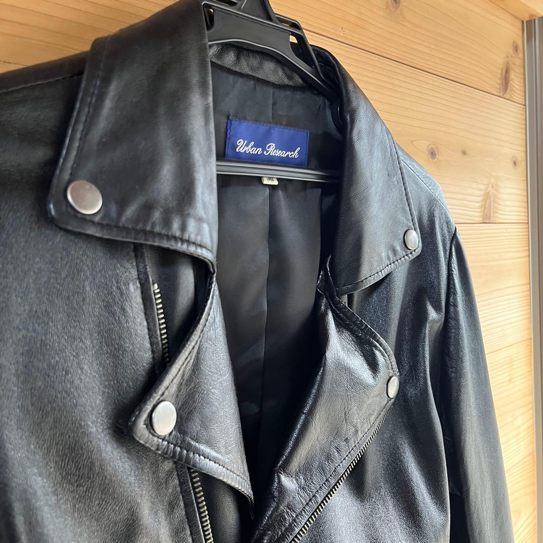 【70%OFF】URBAN RESEARCH　ライダースジャケット　ブラック