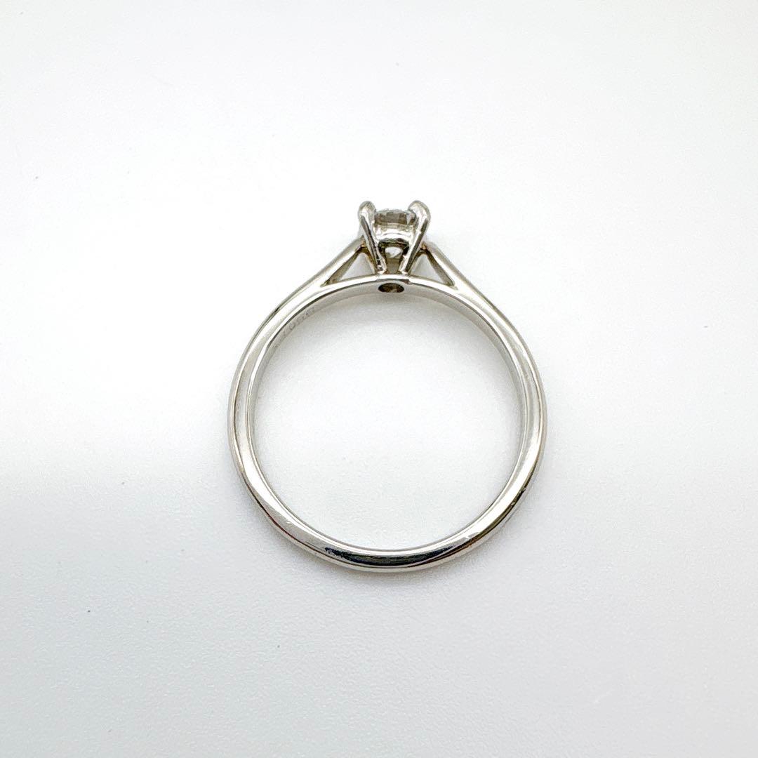 Cartier カルティエ リング ソリテール ダイヤ 0.23ct 鑑定書付き