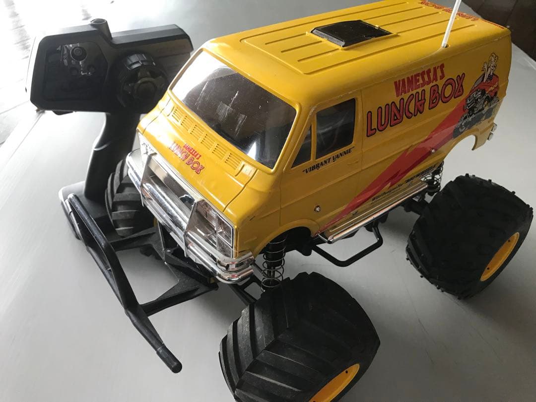 タミヤ RC ランチボックス（オイルダンパー装着）プロポ、ベアリングセット
