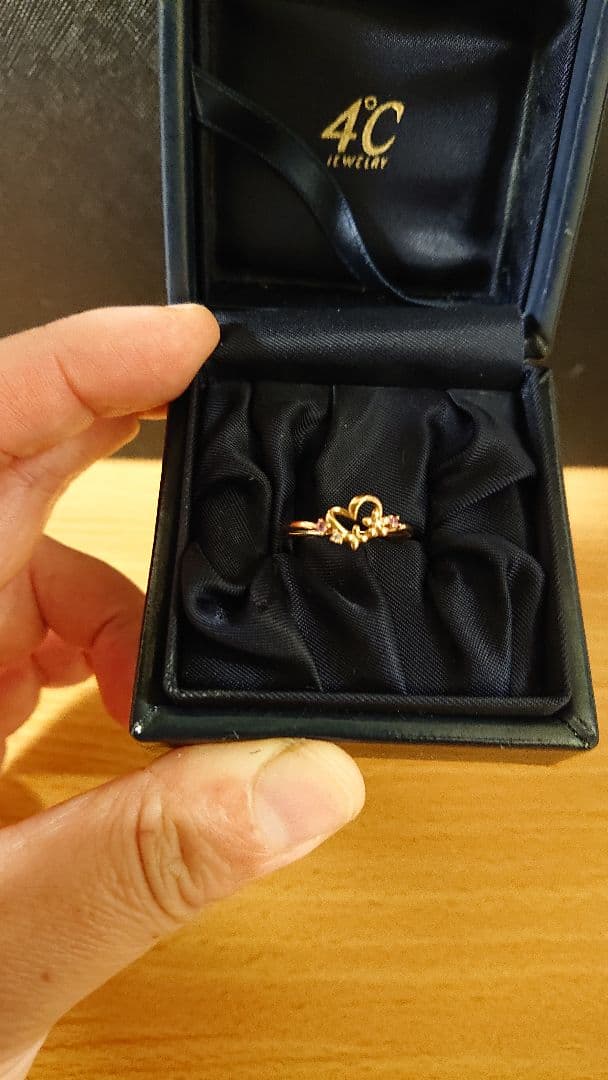 特売◆サマンサティアラ【K10】ルビー・ピンクサファイア・ハートリング(11号)