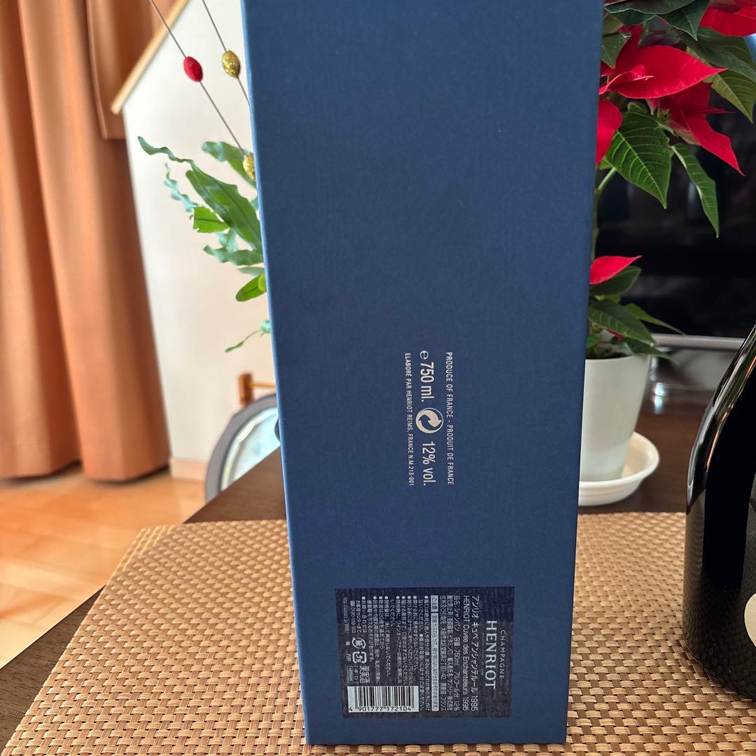 アンリオ　キュベ　アンシャンテルール　シャンパン1995 750ml