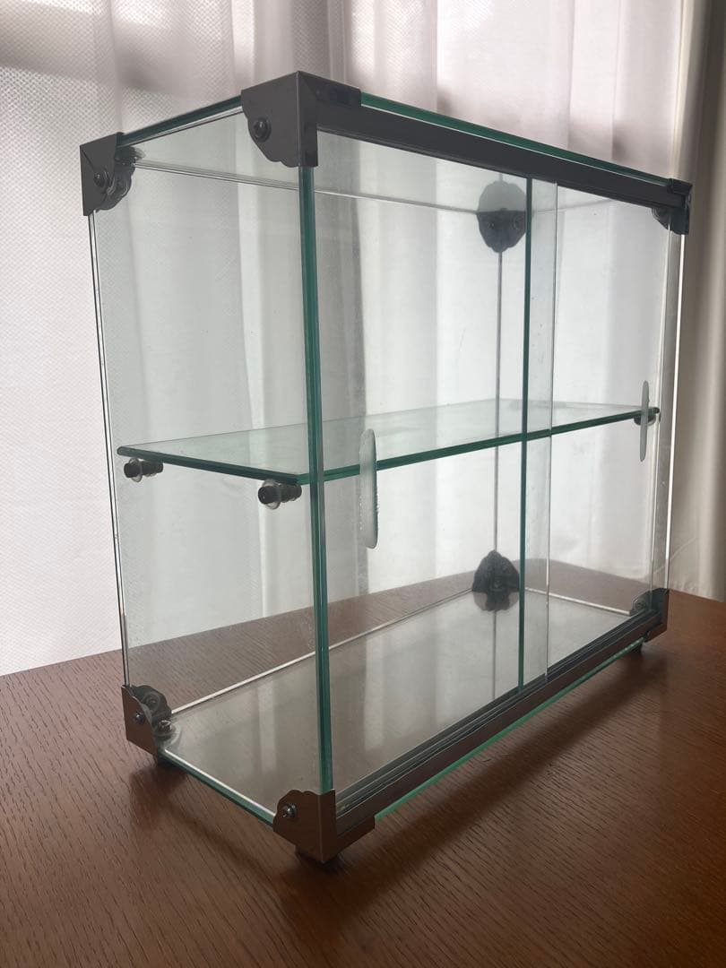 ガラスケース　コレクションケース　ビンテージ　昭和レトロ　什器