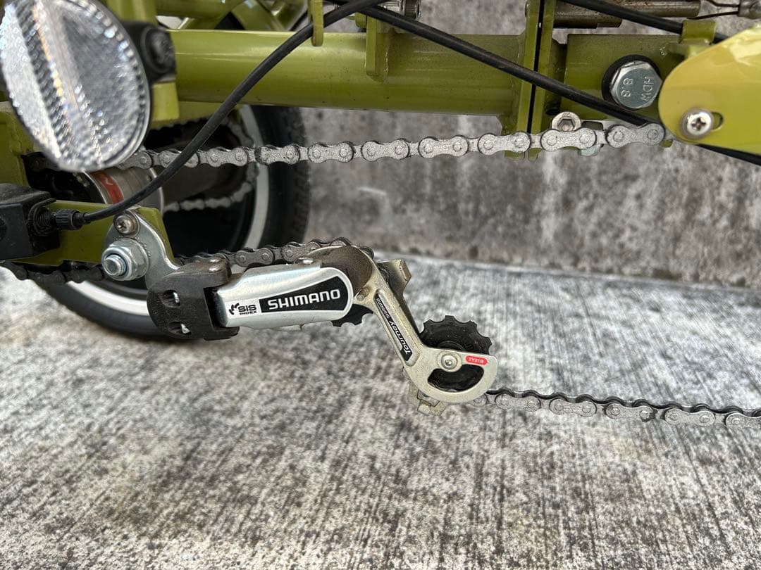 ふたごじてんしゃ　電動アシスト　もみのき色