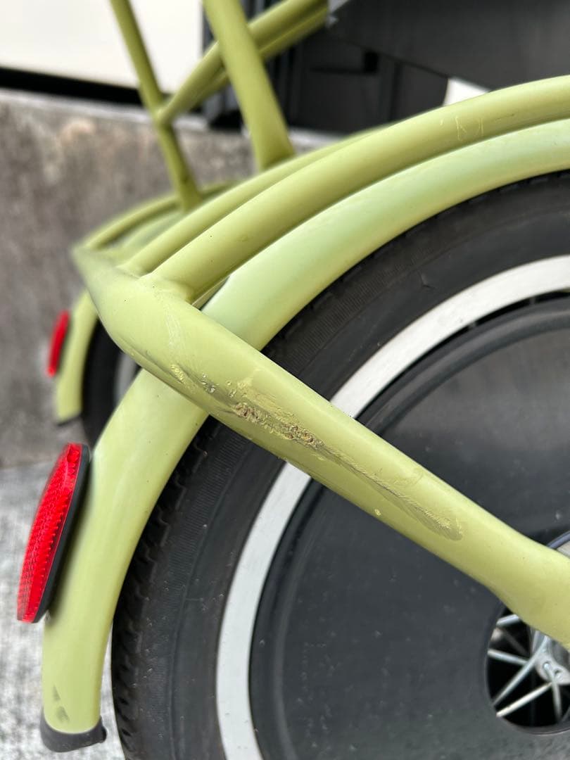 ふたごじてんしゃ　電動アシスト　もみのき色