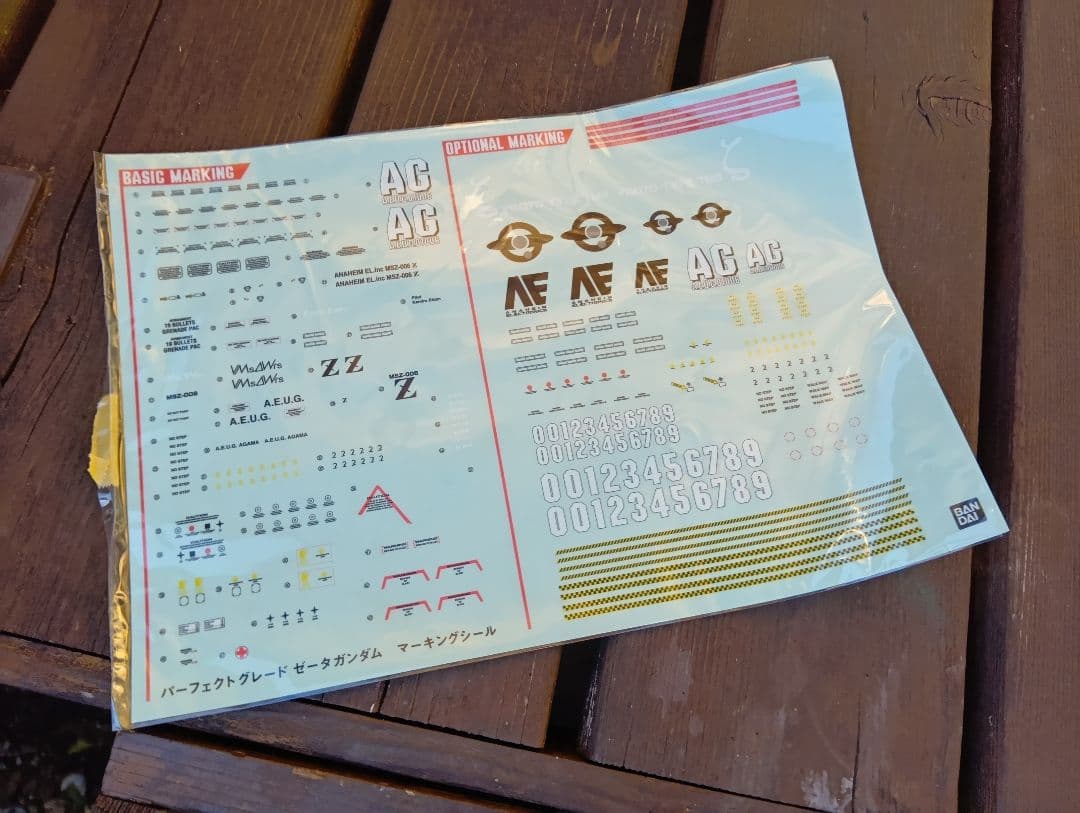 ガンプラジャンク　パーフェクトグレードゼータガンダムPG Zガンダム 1/60