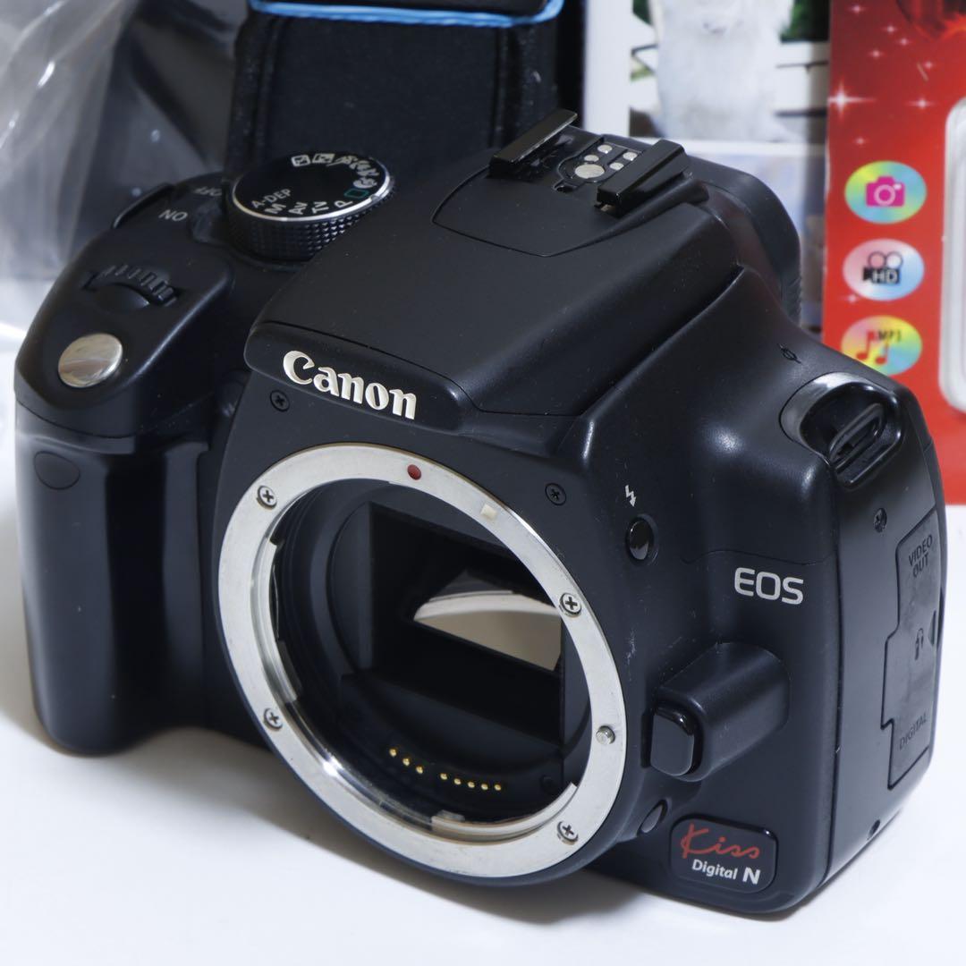★スマホに送れる一眼レフ★WiFi機能★キャノン EOS Kiss Nセット♪