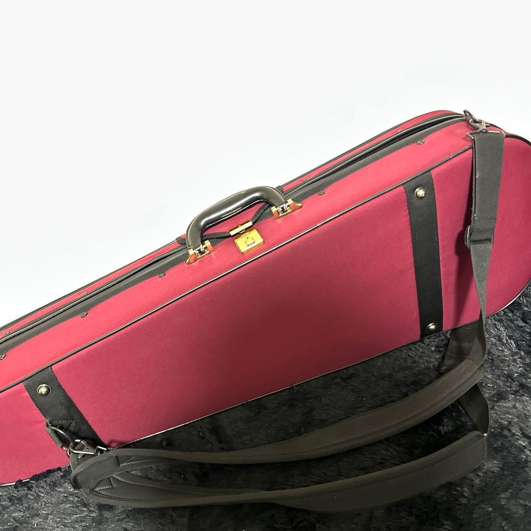 Super light ビオラ ケース セミハードケース 赤 弦楽器