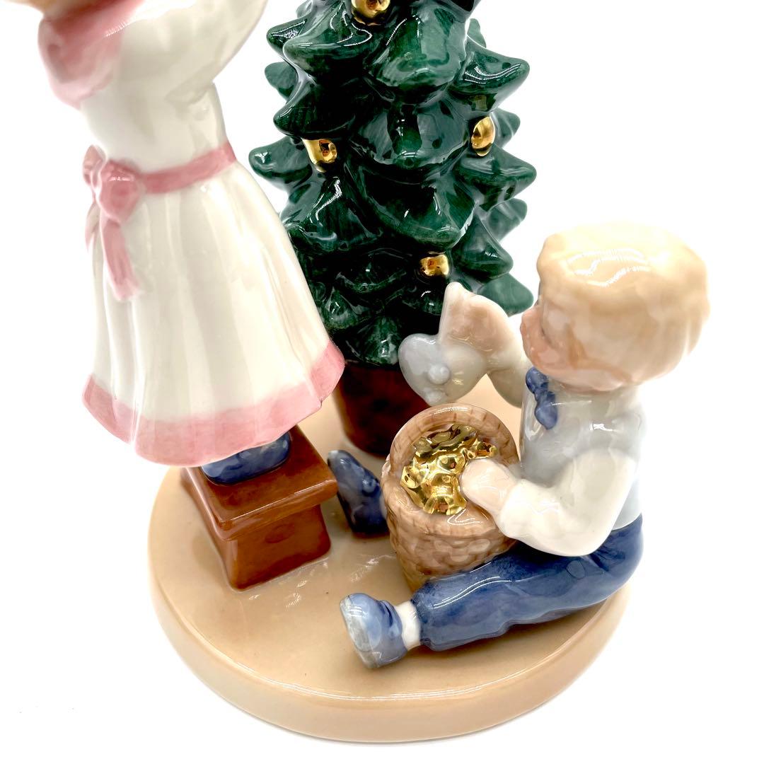 廃盤 ロイヤルコペンハーゲン フィギュリン 元箱付 クリスマス クララとペーター