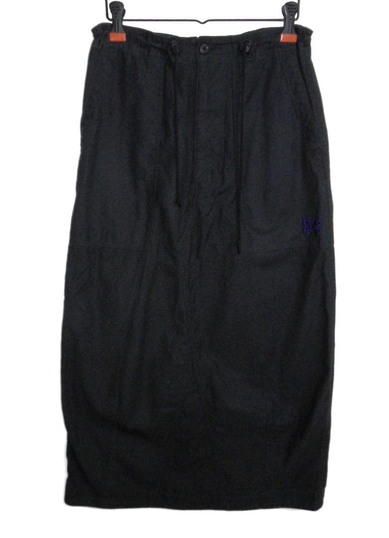 NEEDLES ニードルス コットンサテン ファティーグ ミディアムスカート 1