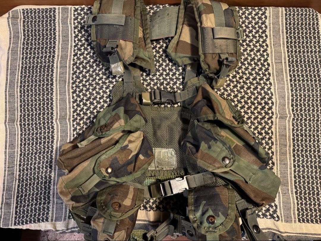 米軍 実物 TLBV タクティカルロードベアリングベスト LC2ベルト付