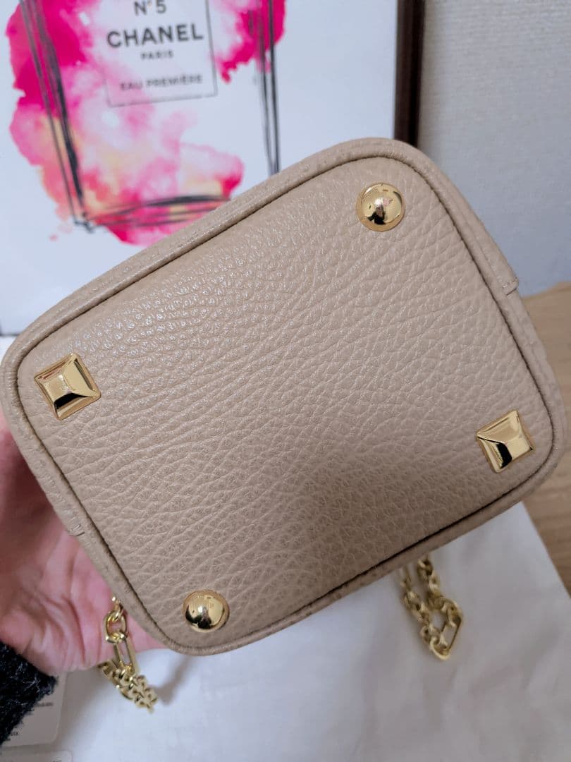 【美品】 Maison Margiela 5AC バケットバッグ ブラウン