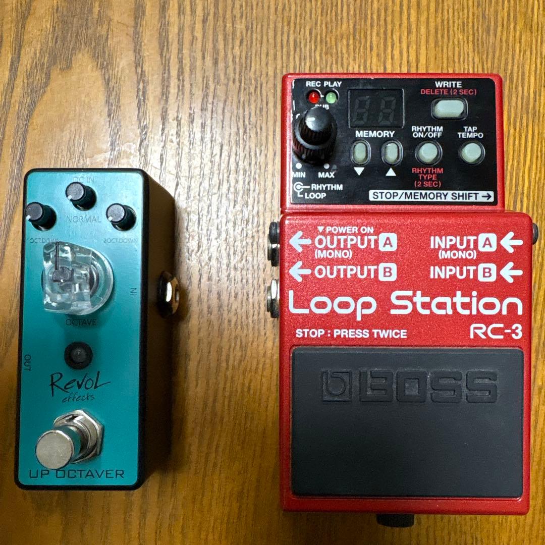 Revol オクターバー　BOSS RC-3 Loop Station セット