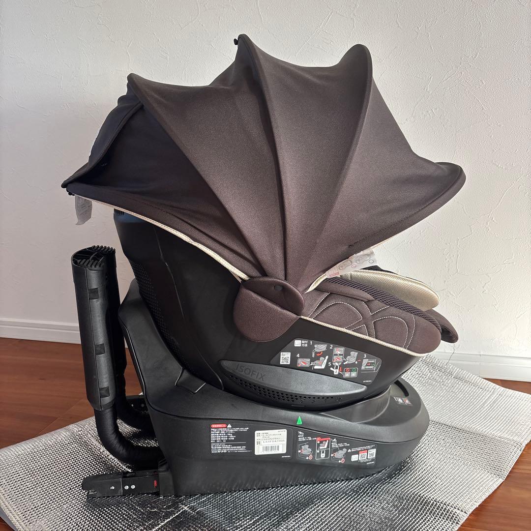 【美品】エールベベ・クルット4iグランス シャンパンブラウン