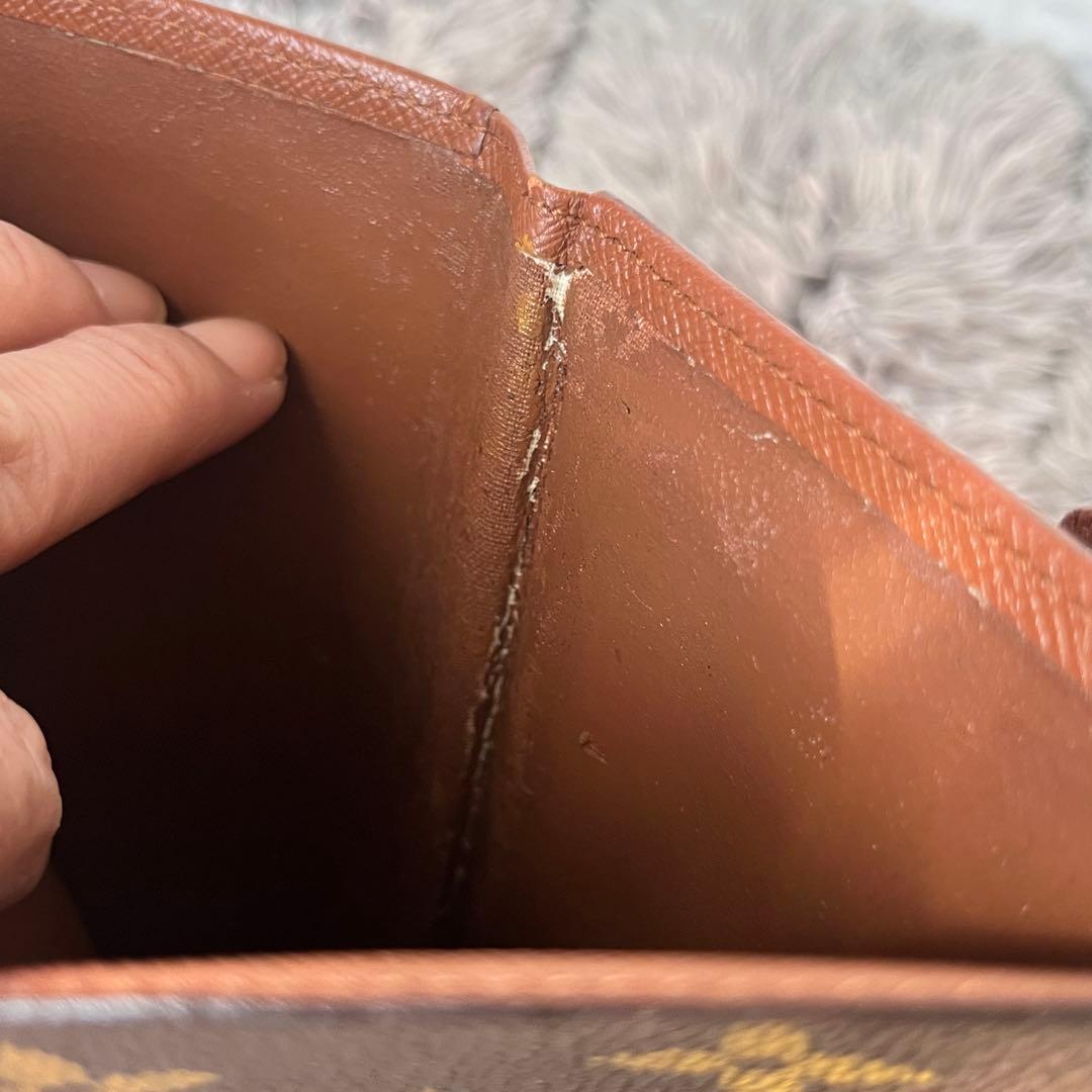 ルイヴィトン　ポルトトレゾール　エテュイパピエ　　モノグラム　折り財布